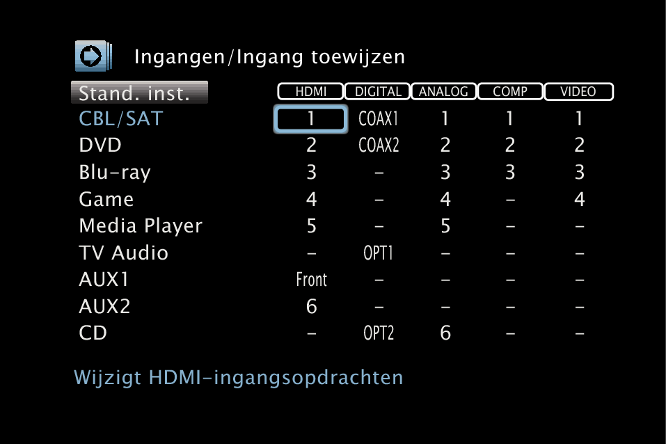 GUI InputAssign X85E3